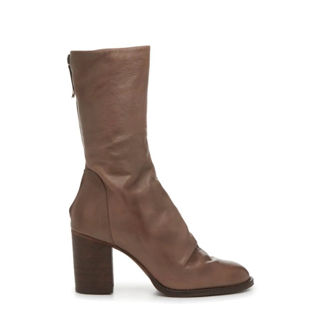 Free People Brown Leather Women's Boots Size 11 - Picture 6 of 16